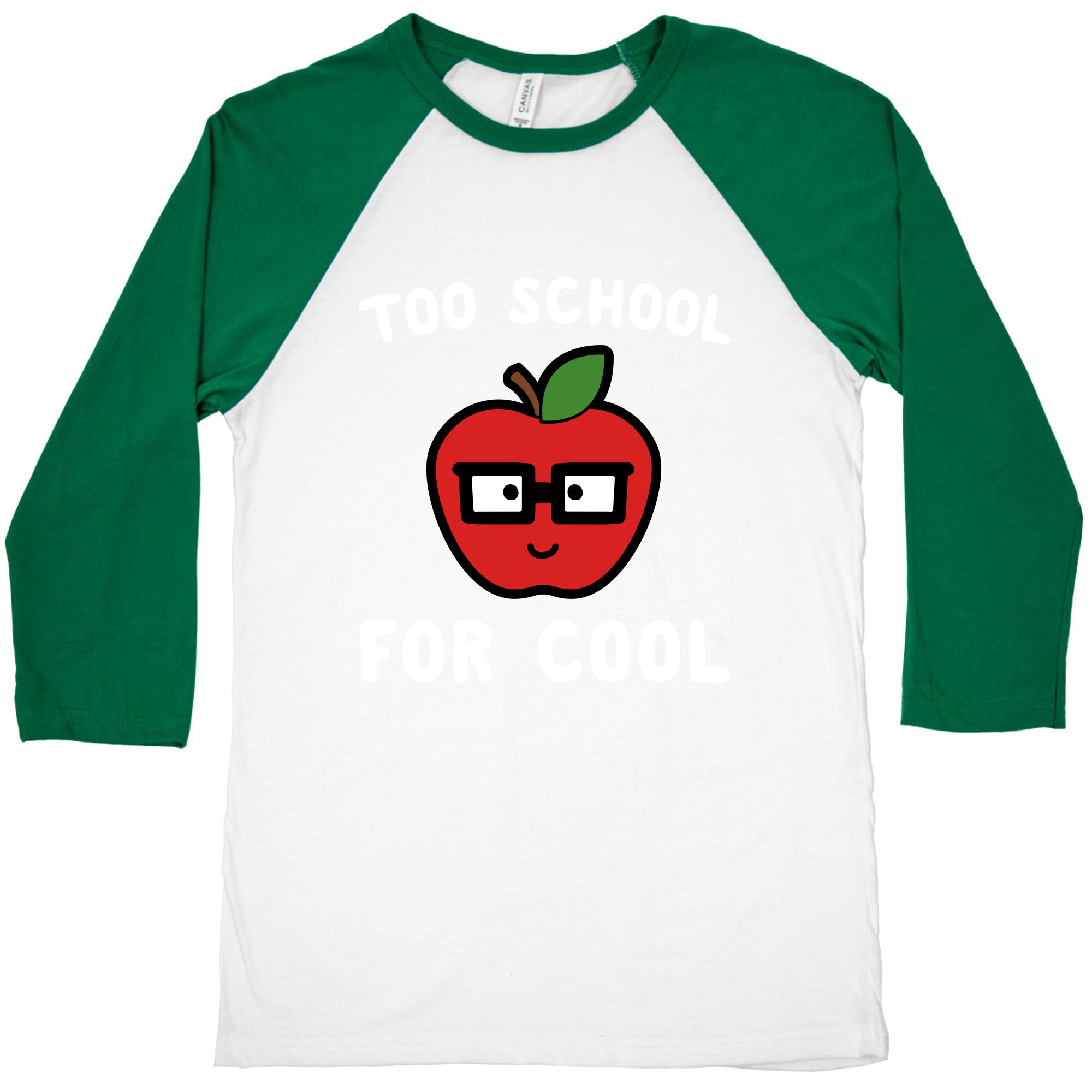 Too School for Cool Baseball Tee